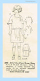 Ladies Home Journal 3358: 1920s Uncut Girls Dress Sz 8 Vintage Sewing Pattern
