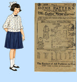 Ladies Home Journal 3339: 1920s Uncut Girls Dress Sz 10 Vintage Sewing Pattern