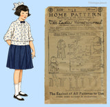 Ladies Home Journal 3339: 1920s Uncut Girls Dress Sz12 Vintage Sewing Pattern
