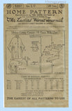 Ladies Home Journal 3357: 1920s Easy Uncut Girls Coat Sz 12 Vintage Sewing Pattern