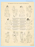 Ladies Home Journal 3357: 1920s Easy Uncut Girls Coat Sz 12 Vintage Sewing Pattern