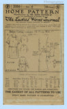 Ladies Home Journal 3358: 1920s Uncut Girls Dress Sz 8 Vintage Sewing Pattern