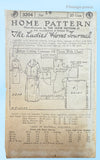 Ladies Home Journal 3204: 1920s Uncut Misses Dress Sz 34 B Vintage Sewing Pattern