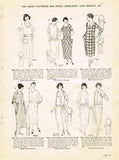 Ladies Home Journal 3423: 1920s Rare Uncut Dress Sz 34 B Vintage Sewing Pattern