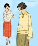 Ladies Home Journal 3466: 1920s Uncut Misses Dress Sz 34 B Vintage Sewing Pattern