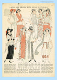 Ladies Home Journal 3485: 1920s Uncut Misses Dress 34 B Vintage Sewing Pattern