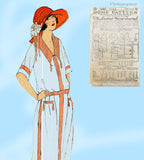 Ladies Home Journal 3485: 1920s Uncut Misses Dress 34 B Vintage Sewing Pattern