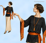 Ladies Home Journal 3548: 1920s Uncut Misses Blouse 36 B Vintage Sewing Pattern
