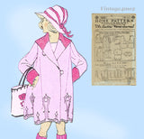 Ladies Home Journal 3552: 1920s Uncut Girls Dressy Coat Sz6 Vintage Sewing Pattern