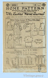 Ladies Home Journal 3552: 1920s Uncut Girls Dressy Coat Sz6 Vintage Sewing Pattern