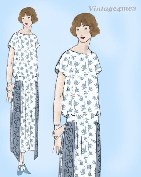 Ladies Home Journal 3586: 1920s Uncut Dress 34B Vintage Sewing Pattern Vintage4me2 Ladies Home Journal 3586: 1920s Uncut Dress 34B Vintage Sewing Pattern Vintage4me2