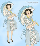 Ladies Home Journal 3589: 1920s Uncut Girls Dress Sz 8 Vintage Sewing Pattern