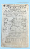 Ladies Home Journal 3589: 1920s Uncut Girls Dress Sz 12 Vintage Sewing Pattern