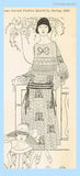 Ladies Home Journal 3601: 1920s Uncut Misses Dress 40 B Vintage Sewing Pattern