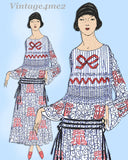 Ladies Home Journal 3601: 1920s Uncut Misses Dress 40 B Vintage Sewing Pattern