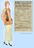 Ladies Home Journal 3607: 1920s Uncut Misses Coat Sz 34 B Vintage Sewing Pattern