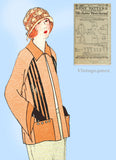 Ladies Home Journal 3607: 1920s Uncut Misses Coat Sz 34 B Vintage Sewing Pattern