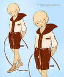 1920s Vintage Ladies Home Journal Sewing Pattern 3617 Uncut Boys Suit Size 6