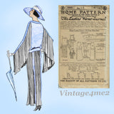 Ladies Home Journal 3665: 1920s Uncut Misses Dress Sz 34B Vintage Sewing Pattern