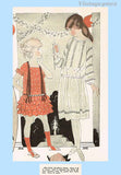 Ladies Home Journal 3695: 1920s Uncut Teen Girls Dress Sz 14 Vintage Sewing Pattern