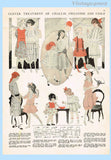 Ladies Home Journal 3695: 1920s Uncut Teen Girls Dress Sz 14 Vintage Sewing Pattern