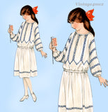 Ladies Home Journal 3695: 1920s Uncut Toddler Girls Dress Sz 6 Vintage Sewing Pattern