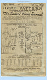 Ladies Home Journal 3695: 1920s Uncut Toddler Girls Dress Sz 6 Vintage Sewing Pattern