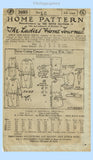 Ladies Home Journal 3695: 1920s Uncut Little Girls Dress Sz 10 Vintage Sewing Pattern