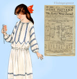 Ladies Home Journal 3695: 1920s Uncut Toddler Girls Dress Sz 6 Vintage Sewing Pattern