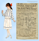 Ladies Home Journal 3695: 1920s Uncut Toddler Girls Dress Sz 6 Vintage Sewing Pattern
