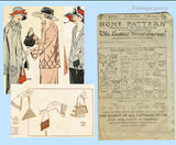 Ladies Home Journal 3718: 1920s Uncut Misses Purse Set Vintage Sewing Pattern