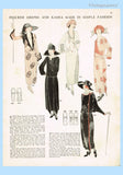 Ladies Home Journal 3724: 1920s Uncut Womens Dress 40 B Vintage Sewing Pattern