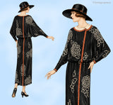 Ladies Home Journal 3724: 1920s Uncut Womens Dress 40 B Vintage Sewing Pattern