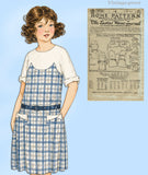 Ladies Home Journal 3732: 1920s Uncut Girls Dress Size 8 Vintage Sewing Pattern