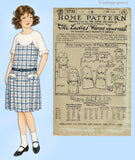 Ladies Home Journal 3732: 1920s Uncut Girls Dress Size 8 Vintage Sewing Pattern