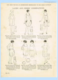 Ladies Home Journal 3733: 1920s Uncut Bloomer Combination 36B Vintage Sewing Pattern