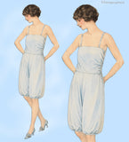 Ladies Home Journal 3733: 1920s Uncut Bloomer Combination 36B Vintage Sewing Pattern