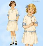 Ladies Home Journal 3734: 1920s Uncut Girls Dress Size 12 Vintage Sewing Pattern