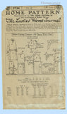 Ladies Home Journal 3734: 1920s Uncut Girls Dress Size 12 Vintage Sewing Pattern