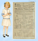 Ladies Home Journal 3734: 1920s Uncut Toddler Dress Sz 6 Vintage Sewing Pattern