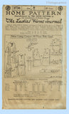 1920s Vintage Ladies Home Journal Sewing Pattern 3736 Uncut Girls Dress Size 8
