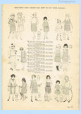 Ladies Home Journal 3738: 1920s Uncut Girls Dress Size 14 Vintage Sewing Pattern