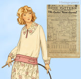 Ladies Home Journal 3738: 1920s Uncut Girls Dress Size 8 Vintage Sewing Pattern