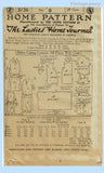 Ladies Home Journal 3738: 1920s Uncut Girls Dress Size 8 Vintage Sewing Pattern