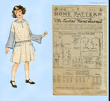 Ladies Home Journal 3745: 1920s Uncut Girls Dress Size 8 Vintage Sewing Pattern