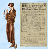 Ladies Home Journal 3750: 1920s Uncut Misses Blouse 42B Vintage Sewing Pattern