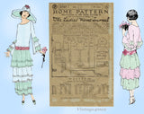 Ladies Home Journal 3787: 1920s Uncut Misses Dress Vintage Sewing Pattern