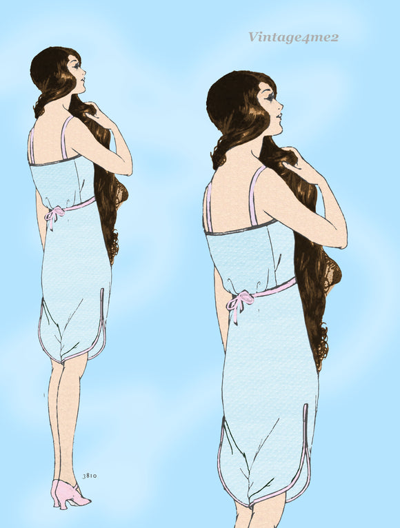 Ladies Home Journal 3810: 1920s Uncut Misses Chemise Vintage Sewing Pattern