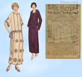 Ladies Home Journal 3819: 1920s Uncut Misses Dress 34 B Vintage Sewing Pattern