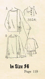 Ladies Home Journal 3824: 1920s Rare Uncut Blouse Sz 36 B Vintage Sewing Pattern